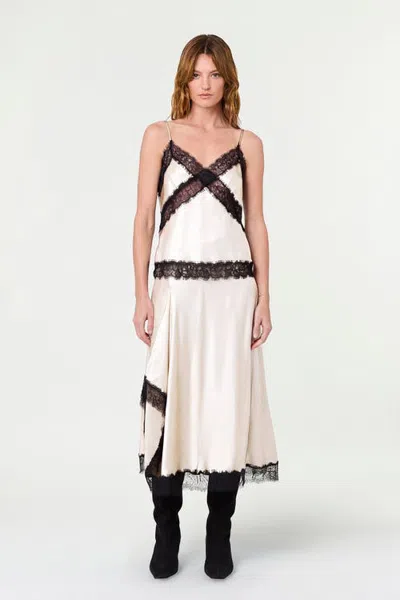 Nicholas Lou Lace Trim Camisole In Multi