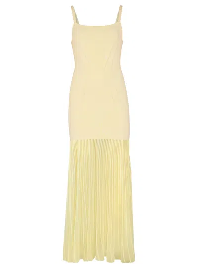 Nicholas Lyra Midi Dress In 黄色