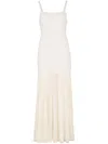 Nicholas Lyra Milano Stitch Midi Dress In 白色