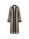 Nicholas Lysandra Caftan Robe In Gray