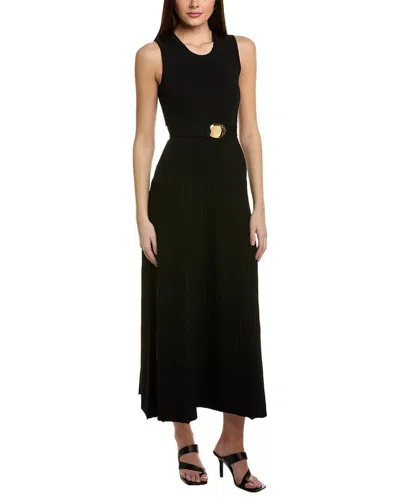 Pre-owned Nicholas Madison Midi Dress Women's In Black