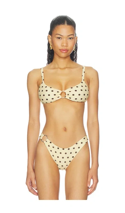Nicholas Malie Bikini Ring Top In Neutral