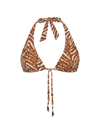 Nicholas Malta Bikini Top In Brown