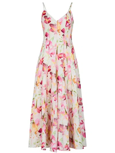 Nicholas Micah Midi Dress In Multi