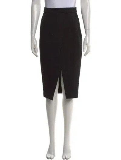 Pre-owned Nicholas Midi Length Skirt In Black