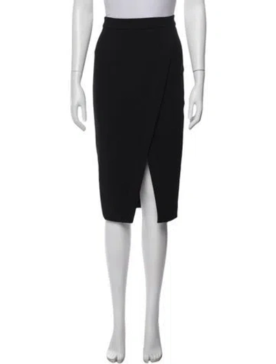 Pre-owned Nicholas Midi Length Skirt In Black