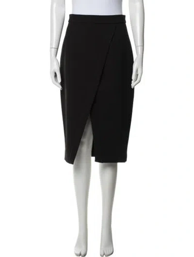 Pre-owned Nicholas Midi Length Skirt In Black