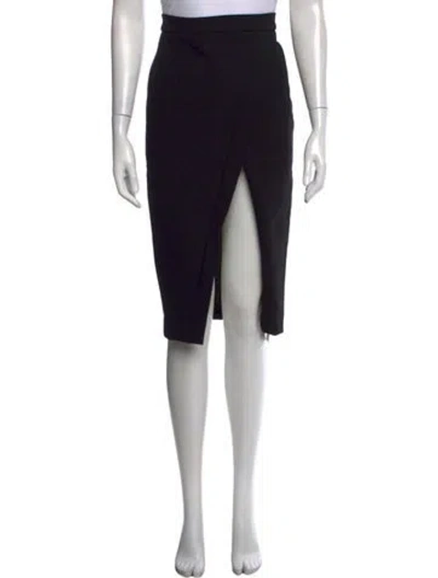 Pre-owned Nicholas Midi Length Skirt In Black