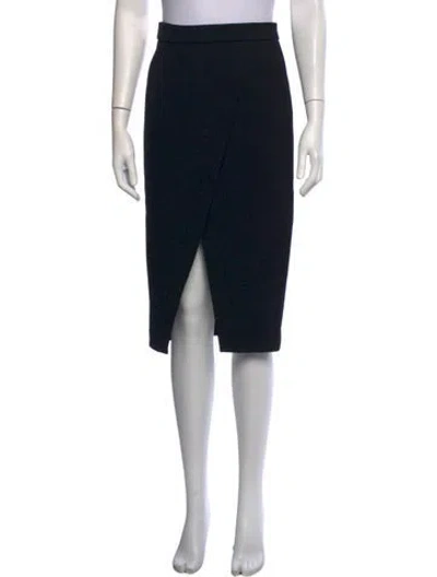Pre-owned Nicholas Midi Length Skirt In Black