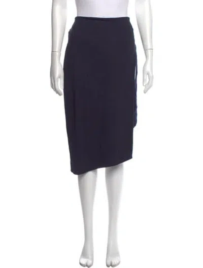 Pre-owned Nicholas Midi Length Skirt In Blue