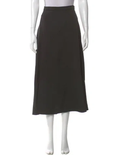 Pre-owned Nicholas Midi Length Skirt In Green