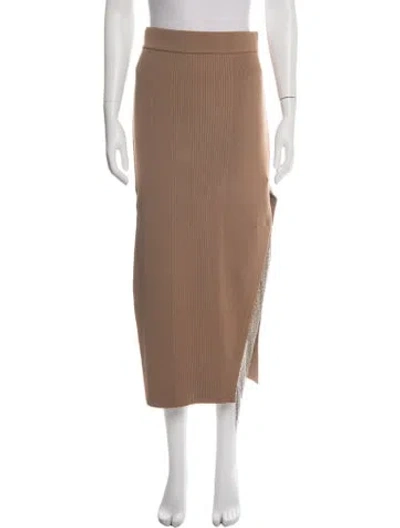 Pre-owned Nicholas Midi Length Skirt In Green