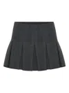 Nicholas Mimmy Pleated Mini Skirt In Gray