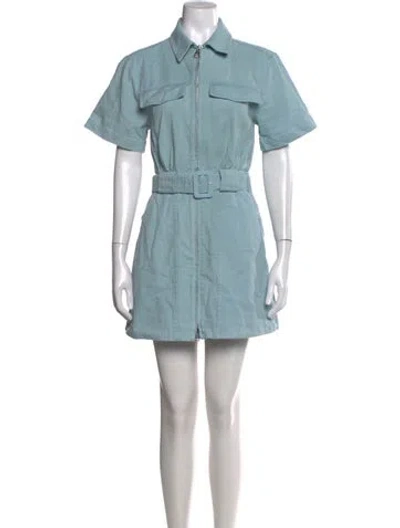 Pre-owned Nicholas Mini Dress In Blue
