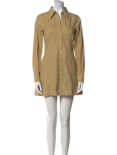 Pre-owned Nicholas Mini Dress In Neutral