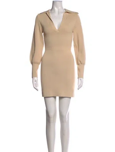Pre-owned Nicholas Mini Dress In Neutrals