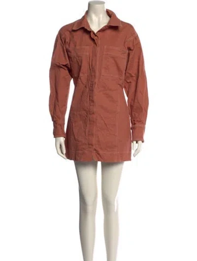 Pre-owned Nicholas Mini Dress In Orange