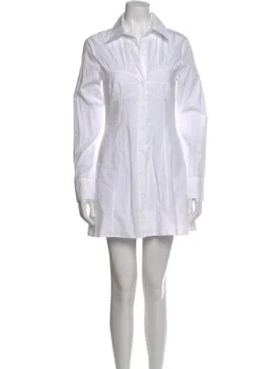 Pre-owned Nicholas Mini Dress In White