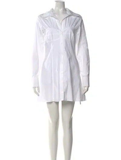 Pre-owned Nicholas Mini Dress In White