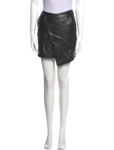 Pre-owned Nicholas Mini Skirt In Black