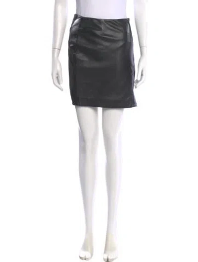 Pre-owned Nicholas Mini Skirt In Black