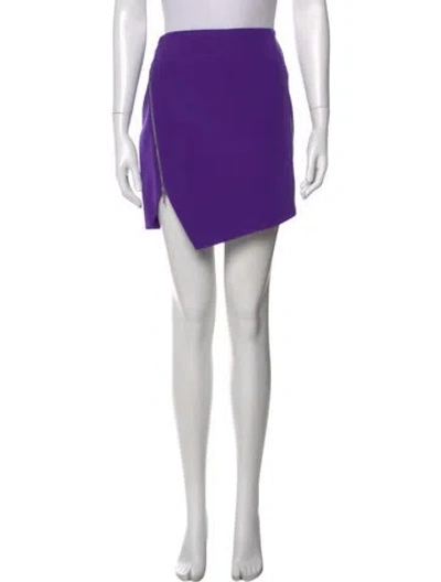 Pre-owned Nicholas Mini Skirt W/ Tags In Purple