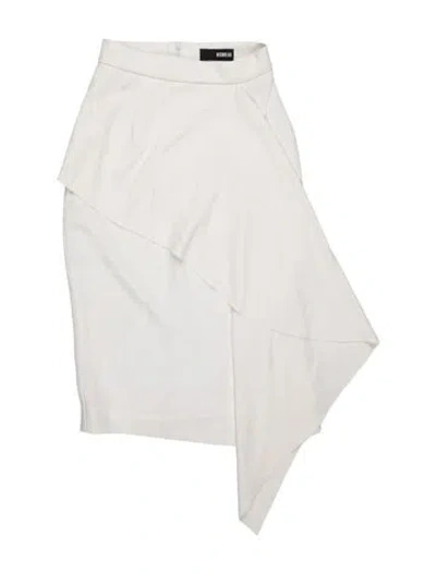 Pre-owned Nicholas Mini Skirt In White