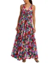 NICHOLAS NICHOLAS MYLA SILK-BLEND MAXI DRESS