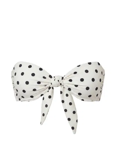 Nicholas Naia Knot Bikini Top In Animal Print