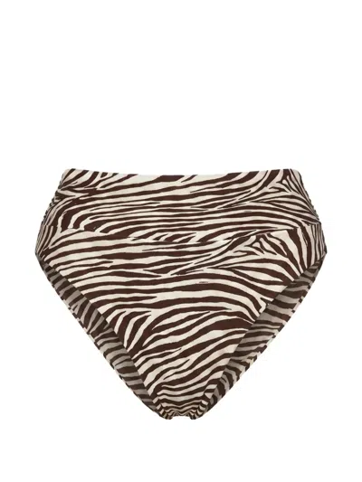 Nicholas Nerea High-waist Bottoms In Brown