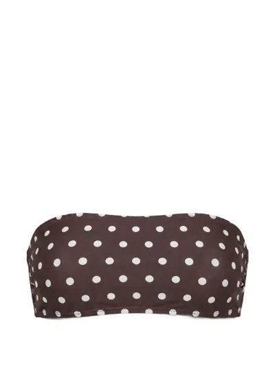 Nicholas Nerida Bandeau Top In Brown