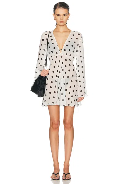 Nicholas Nerissa Long Sleeve Mini Dress In Multi