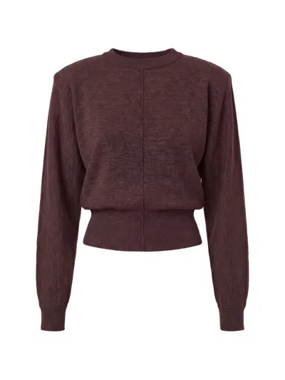 Nicholas Noelle Sweater In Brown