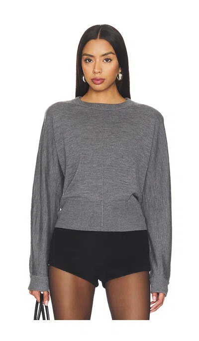 Nicholas Noelle Sweater In Charcoal