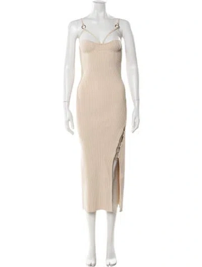 Pre-owned Nicholas Nylon Midi Length Dress In Neutrals