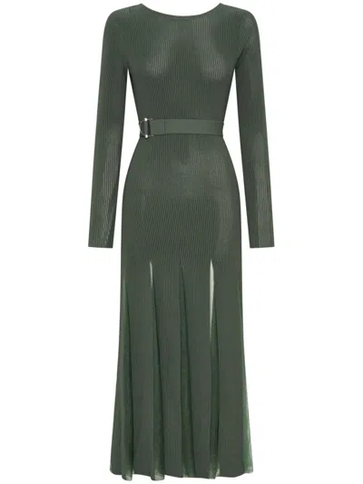 Nicholas Olympia Midi Dress In Green