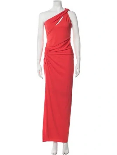 Pre-owned Nicholas One-shoulder Long Dress W/ Tags In Pink