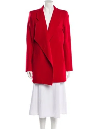 Pre-owned Nicholas Peacoat In Red