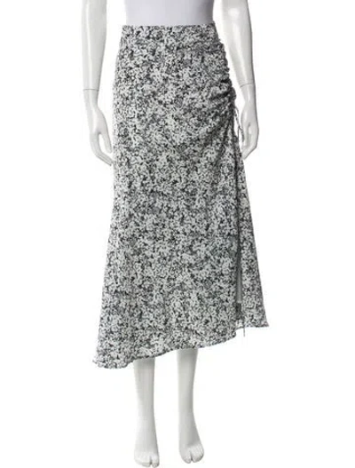 Pre-owned Nicholas Printed Midi Length Skirt In Neutral