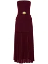 Nicholas Reagan Midi Dress In Red