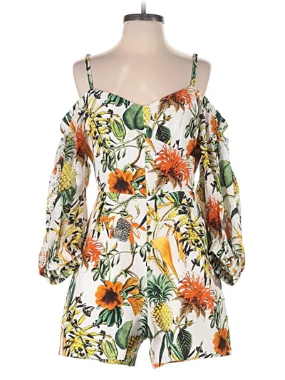 Pre-owned Nicholas Romper In White