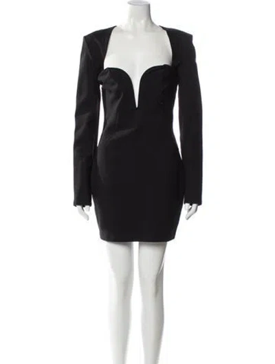 Pre-owned Nicholas Ruffle Embellishment Dress Set In Black