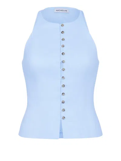 Nicholas Sancia Top In 蓝色