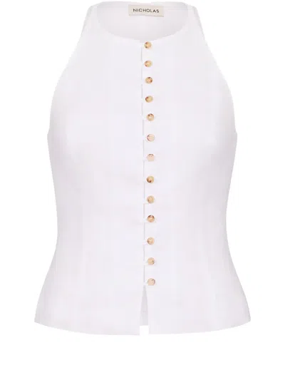 Nicholas Sancia Top In 白色