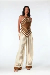 Nicholas Sandra Print Pant In Neutral