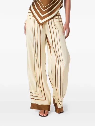 Nicholas Sandra Printed Palazzo Pants In Multi