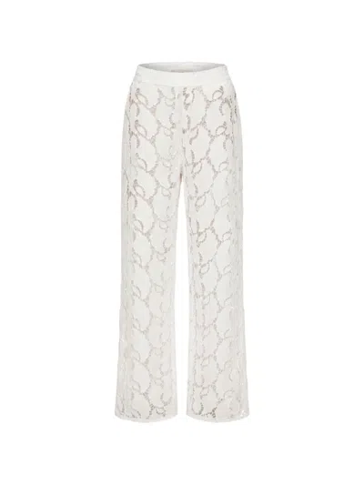 Nicholas Sandra Wide-leg Trousers In White