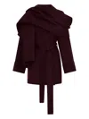 Nicholas Sandy Belted Coat In Purple