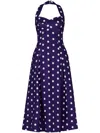 Nicholas Seraphina Midi Dress In 蓝色