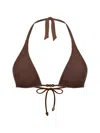 Nicholas Shelli Bikini Top In Brown